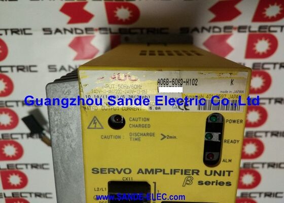 Fanuc Servo Amplifier Unit 200-240VAC 6.3A/5.9Amps A06B-6093-H102 A06B6093H102 A06B-6093-H102