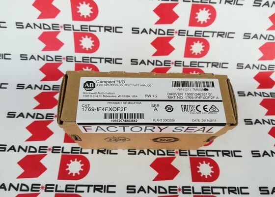 Yeni AB 1769-IF4FXOF2F CompactLogix Analog Modülü Kutusu 1769IF4FXOF2F 1769-IF4FX0F2F