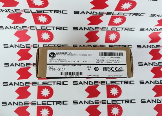 Bir Yeni AB 1769-IQ16F Yüksek Hızlı Giriş Modülü Kutusu 1769IQ16F