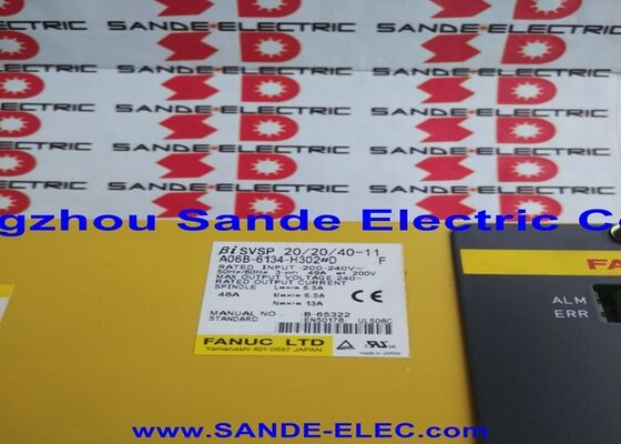 A06B-6134-H303 FANUC AC Servo Amplifier Birimi A06B6134H303 AO6B-6I34-H3O3