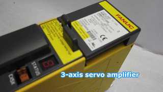 Fanuc A06B-6079-H303 3 Eksenli Servo Amplifikatör SVM3-12/20/20 | ALPHA Modülü | CNC Sürücü Vitrini